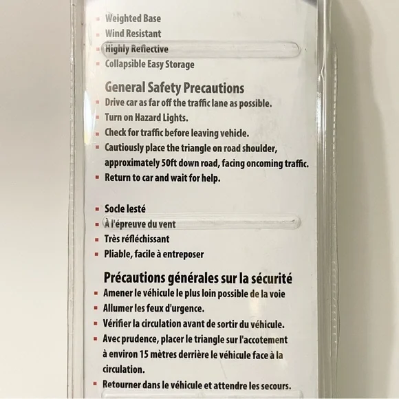 Treksafe Automotive Roadside Triangle Kit - Picture 7 of 12